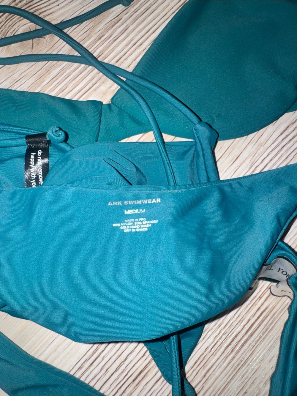 Classic Teal Green Triangle Bikini Set - Unbranded - Picture 5 of 7